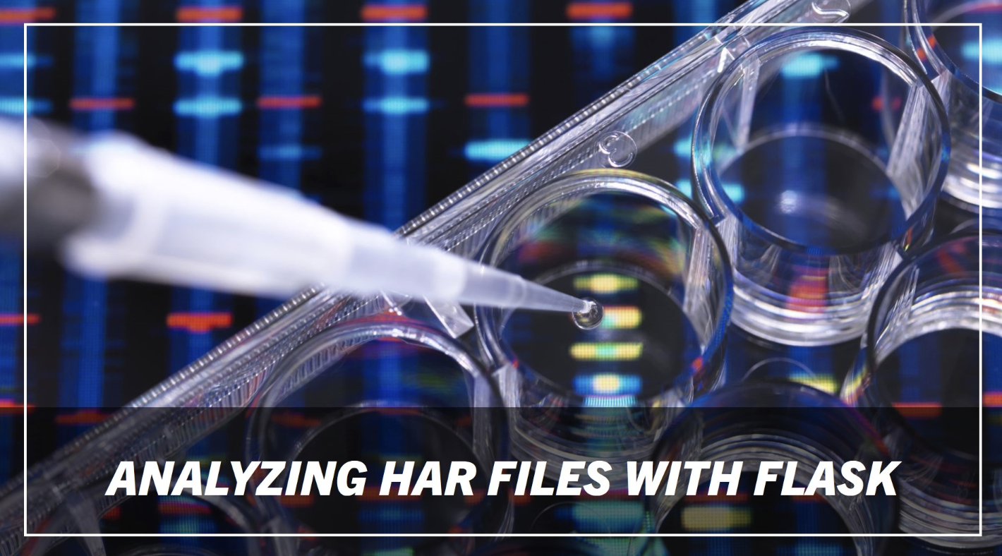 HAR Analyzer with Python and Flask