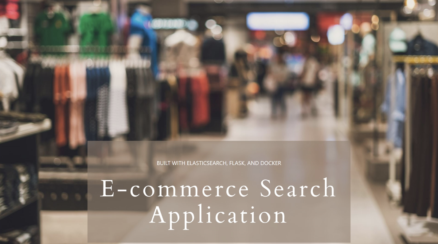 Build a Scalable E-commerce Search App with Flask, Elasticsearch, and Docker