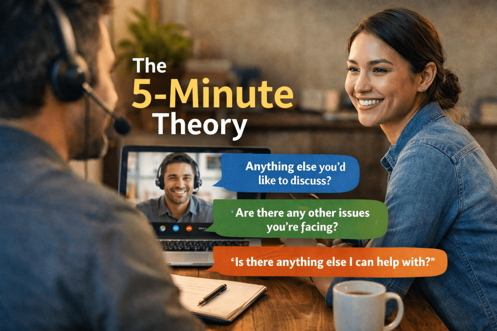The 5-Minute Theory: A Small Habit That Quietly Transforms Customer&nbsp;Relationships